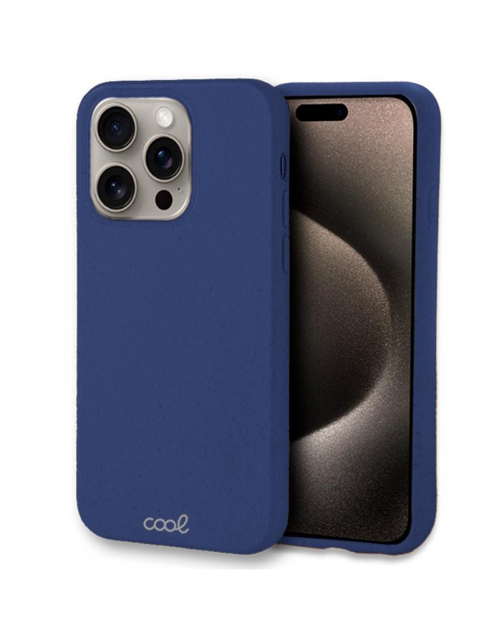 Carcasa COOL para iPhone 15 Pro Max Eco Biodegradable Marino