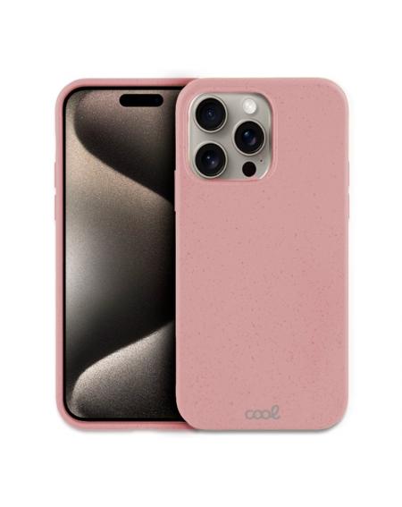 Carcasa COOL para iPhone 15 Pro Max Eco Biodegradable Rosa