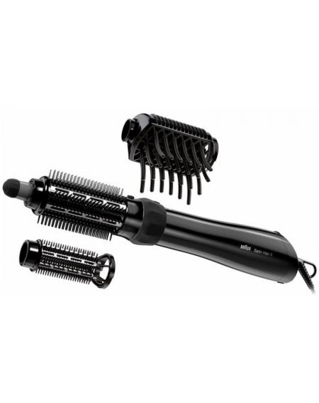 Cepillo Moldeador para el Pelo Braun Satin Hair 5 AS530E/ Negro