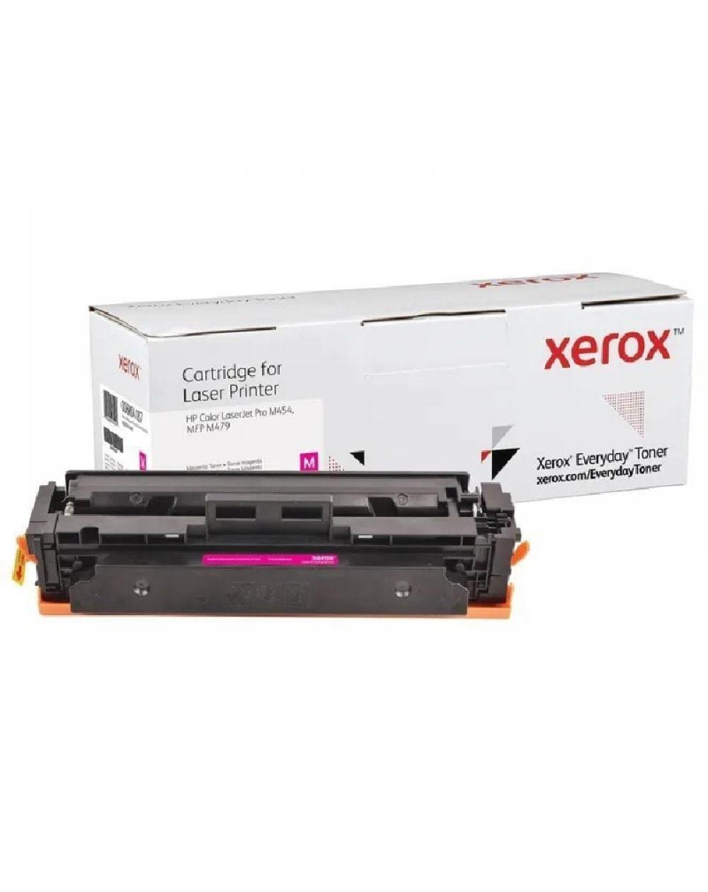 Tóner compatible Xerox 006R04187 compatible con HP W2033A/ 2100 páginas/ Magenta