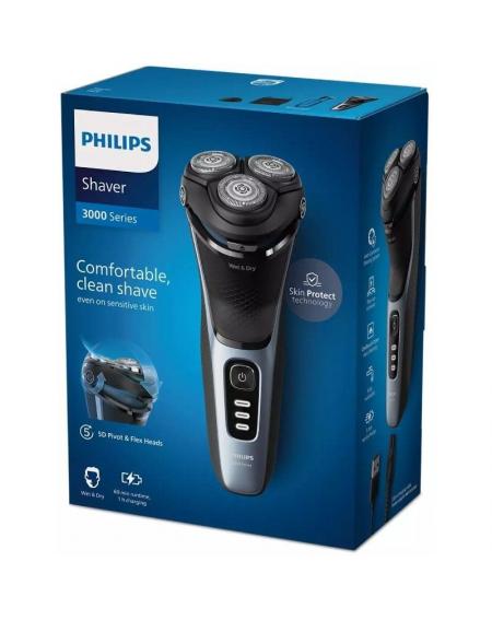 Afeitadora Philips Shaver Series 3000 S3243/12/ con Batería / 2 Accesorios