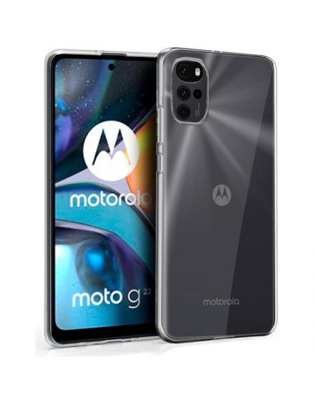 Funda COOL Silicona para Motorola Moto G22 (Transparente)