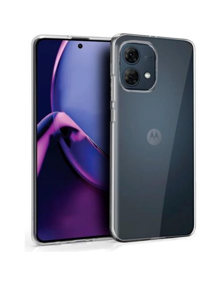 Funda COOL Silicona para Motorola Moto G84 (Transparente)