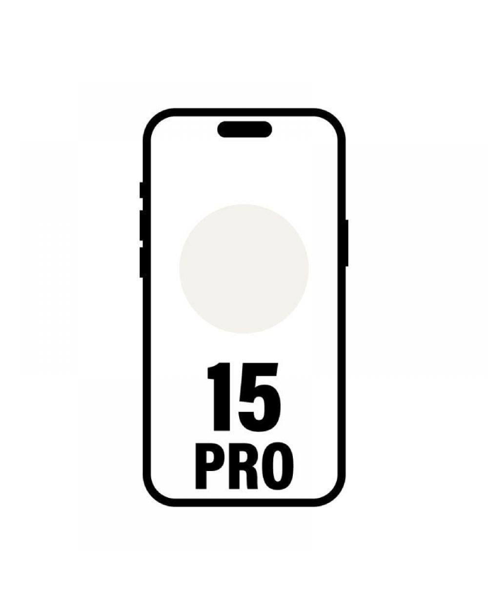 Smartphone Apple iPhone 15 Pro 1Tb/ 6.1'/ 5G/ Titanio Blanco