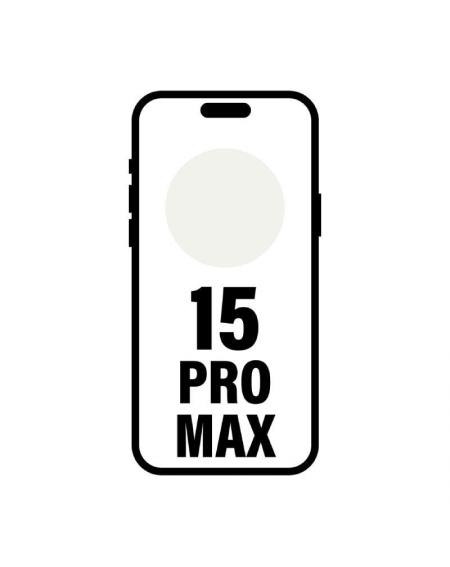 Smartphone Apple iPhone 15 Pro Max 256GB/ 6.7'/ 5G/ Titanio Blanco