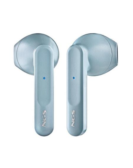 Auriculares Bluetooth NGS Ártica Move con estuche de carga/ Autonomía 7h/ Azules
