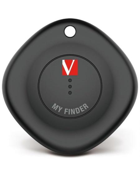Localizador Verbatim My Finder Bluetooth Tracker MYF-01 compatible con Apple/ Incluye Llavero y Pila/ Negro
