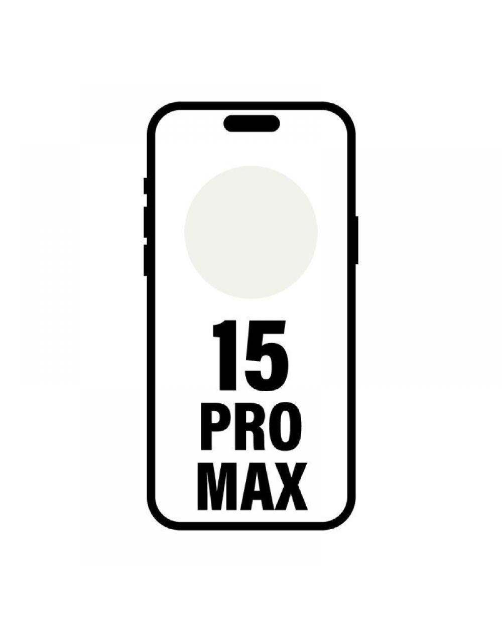 Smartphone Apple iPhone 15 Pro Max 512GB/ 6.7'/ 5G/ Titanio Blanco