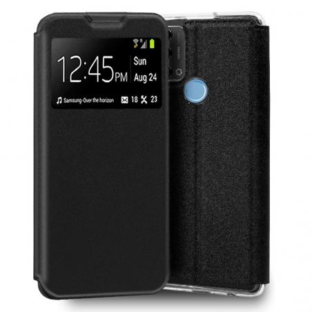 Funda COOL Flip Cover para ZTE Blade A53 Pro Liso Negro