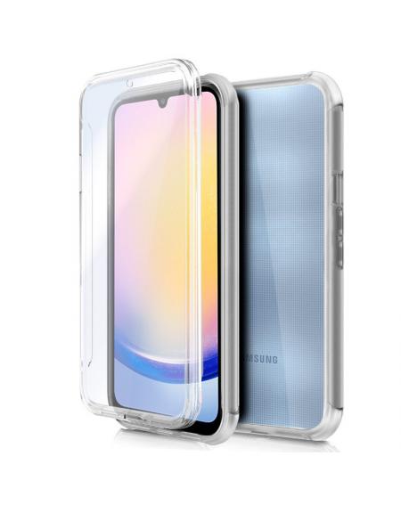 Funda COOL Silicona 3D para Samsung A256 Galaxy A25 5G (Transparente Frontal + Trasera)