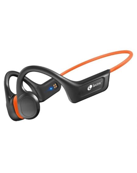 Auriculares Inalámbricos Deportivos Leotec Run Pro/ con Micrófono/ Bluetooth/ Naranjas