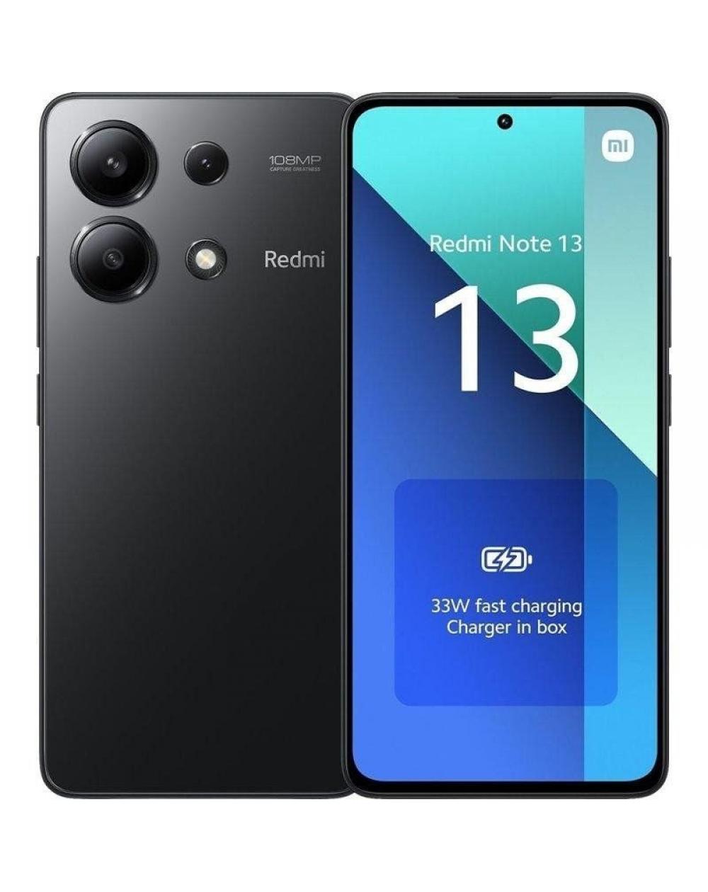 Smartphone Xiaomi Redmi Note 13 6GB/ 128GB/ 6.67'/ Negro