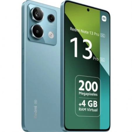 Smartphone Xiaomi Redmi Note 13 Pro 8GB/ 256GB/ 6.67'/ 5G/ Verde Azulado