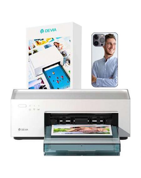 Mini Printer Devia Carcasas + 36 Vinilos Personalización