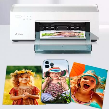 Mini Printer Devia Carcasas + 36 Vinilos Personalización