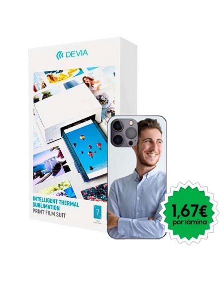 Protector Vinilo Devia Trasera Mini Printer Personalización (Pack 36 uds)