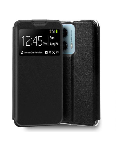 Funda COOL Flip Cover para Motorola Moto G53 5G Liso Negro
