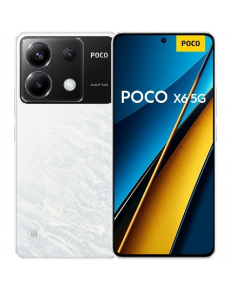 Smartphone Xiaomi POCO X6 12GB/ 256GB/ 6.67'/ 5G/ Blanco
