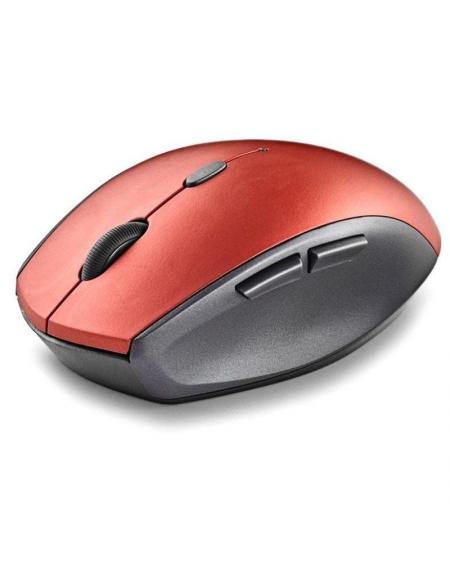 Ratón Inalámbrico NGS Bee Red/ Hasta 1600 DPI/ Rojo