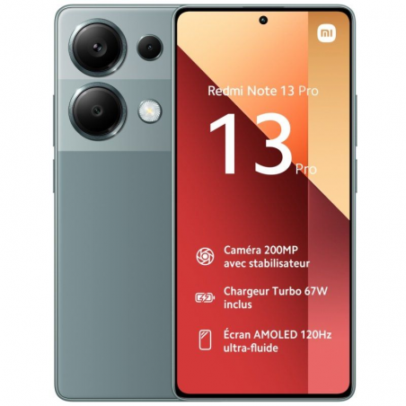 Smartphone Xiaomi Redmi Note 13 Pro 12GB/ 512GB/ 6.67'/ Verde