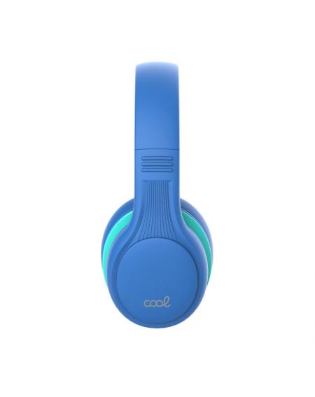 Auriculares Stereo Bluetooth Cascos Infantiles COOL Kids Azul (Volumen Limitado)