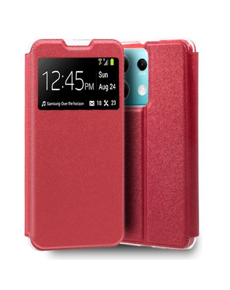 Funda COOL Flip Cover para Xiaomi Redmi Note 13 5G Liso Rojo