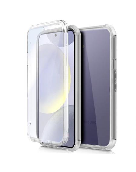 Funda COOL Silicona 3D para Samsung S921 Galaxy S24 (Transparente Frontal + Trasera)