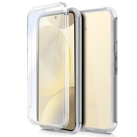 Funda COOL Silicona 3D para Samsung S926 Galaxy S24 Plus (Transparente Frontal + Trasera)
