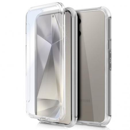 Funda COOL Silicona 3D para Samsung S928 Galaxy S24 Ultra (Transparente Frontal + Trasera)