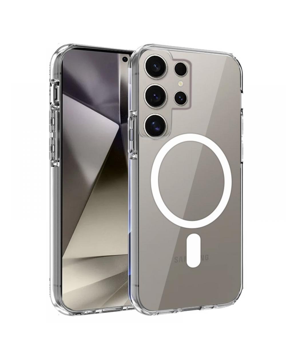 Carcasa COOL para Samsung S928 Galaxy S24 Ultra Magnética Transparente