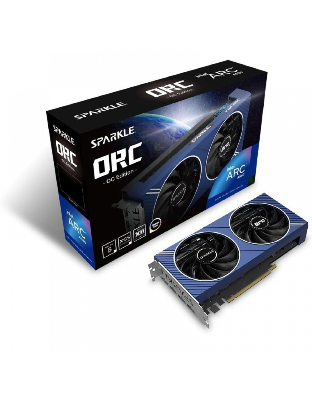 Tarjeta Gráfica Sparkle Intel Arc A580 ORC OC / 8GB GDDR6