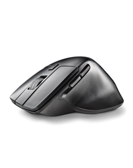 Ratón Inalámbrico por Bluetooth NGS HIT-RB/ Batería recargable/ Hasta 1600 DPI/ Negro