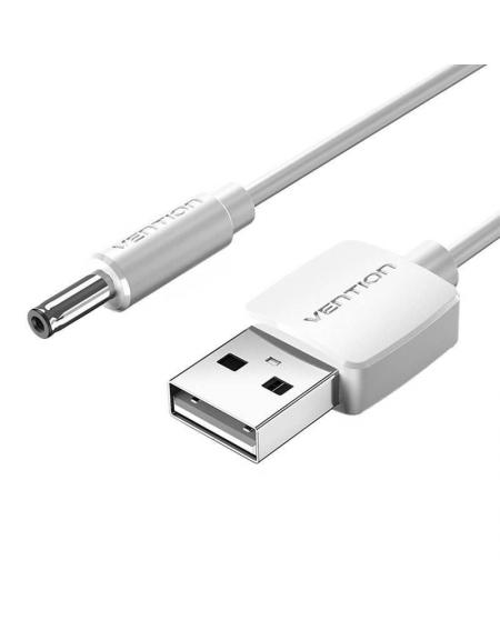 Cable Conversor USB Vention CEXWD/ USB Macho - DC 3.5mm Macho/ 50cm/ Blanco