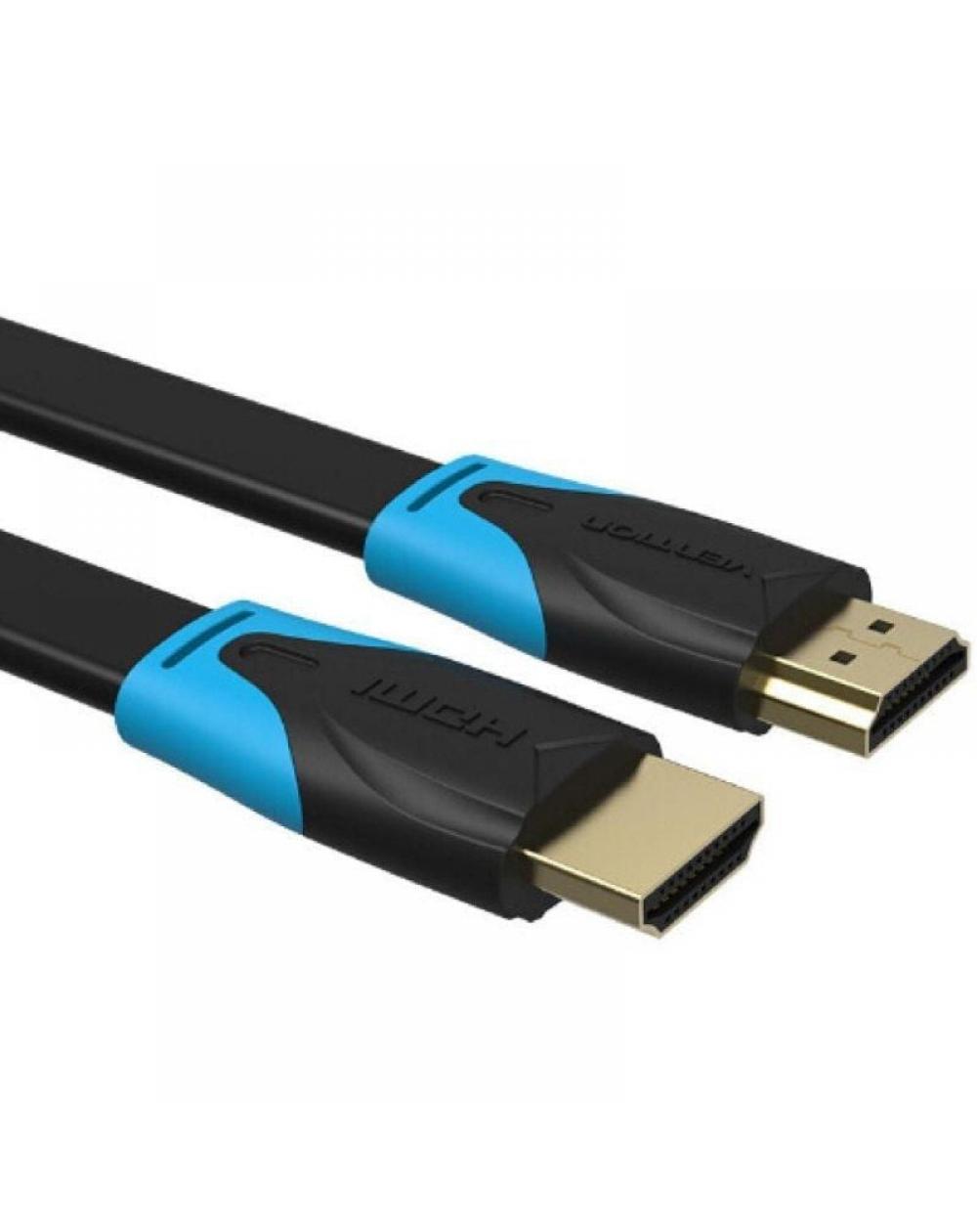 Cable HDMI 2.0 4K Vention VAA-B02-L075/ HDMI Macho - HDMI Macho/ 75cm/ Negro