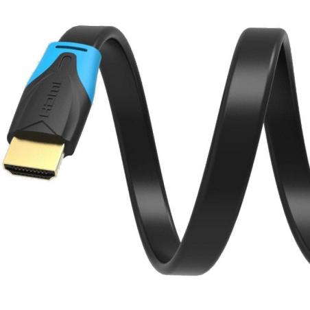 Cable HDMI 2.0 4K Vention VAA-B02-L075/ HDMI Macho - HDMI Macho/ 75cm/ Negro