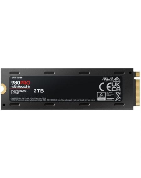 Disco SSD Samsung 980 PRO 2TB/ M.2 2280 PCIe 4.0/ con Disipador de Calor/ Compatible con PS5 y PC