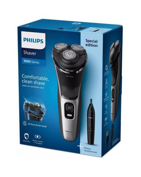 Afeitadora Philips Shaver Series 3000 S3143/02/ con Batería / 2 Accesorios