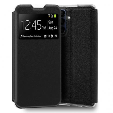 Funda COOL Flip Cover para Samsung A155 Galaxy A15 / A15 5G Liso Negro