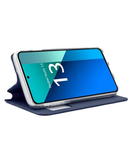 Funda COOL Flip Cover para Xiaomi Redmi Note 13 Liso Azul