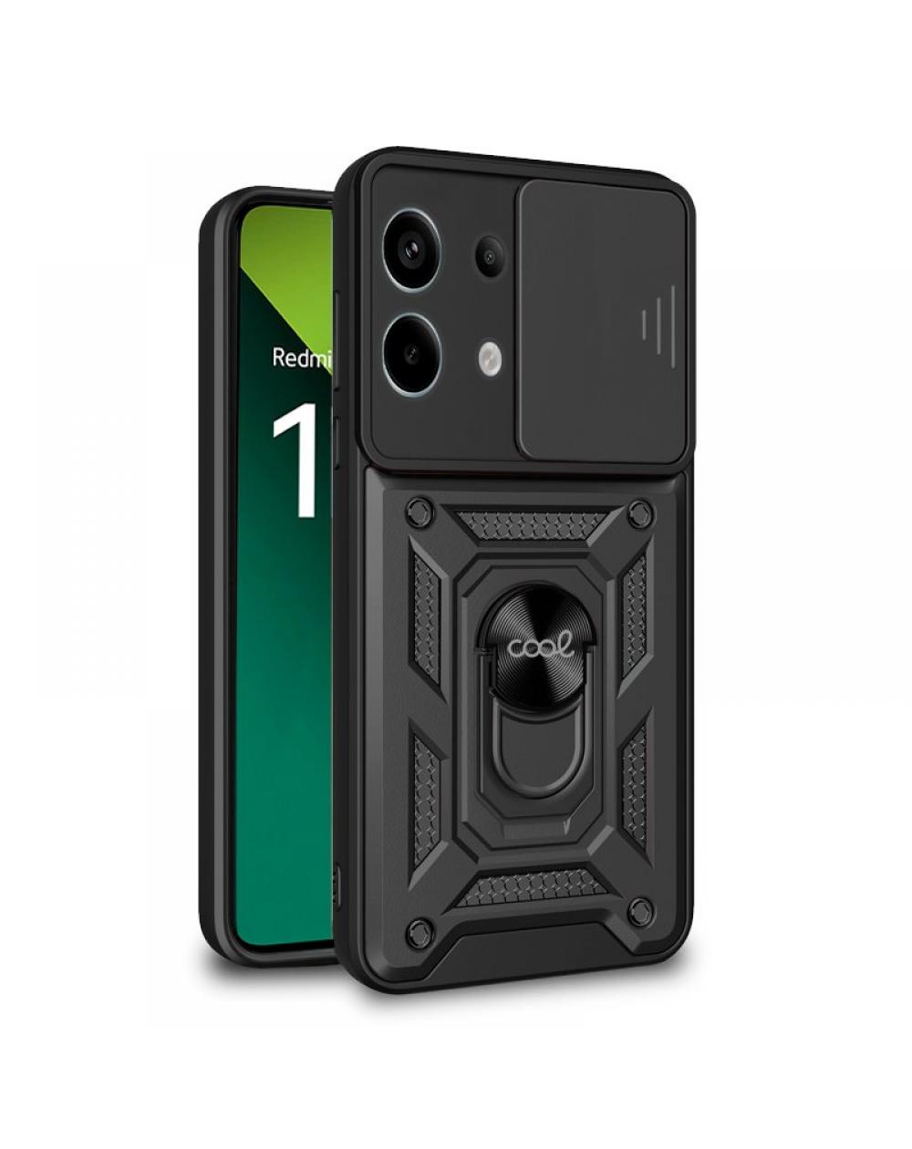 Carcasa COOL para Xiaomi Redmi Note 13 Pro 5G Hard Ring Negro