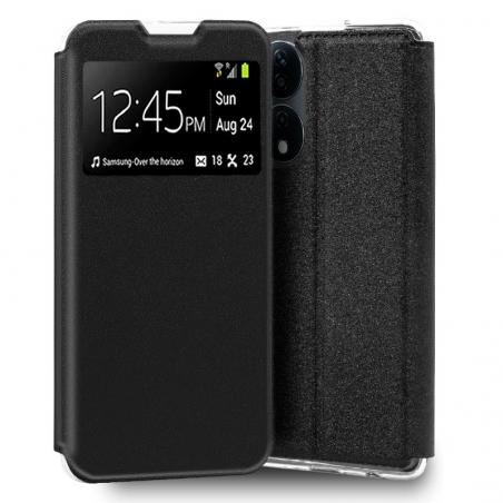 Funda COOL Flip Cover para Huawei Honor X7B Liso Negro