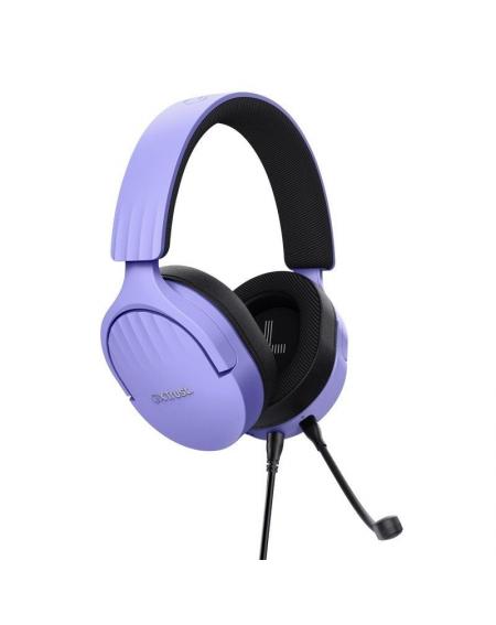 Auriculares Gaming con Micrófono Trust Gaming GXT 489 Fayzo/ Jack 3.5/ Morados