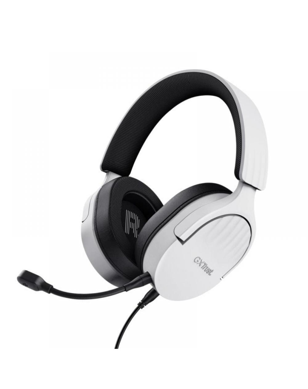 Auriculares Gaming con Micrófono Trust Gaming GXT 489 Fayzo/ Jack 3.5/ Blancos