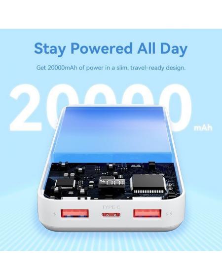 Powerbank 20000mAh Vention FHLB0/ 22.5W/ Negra