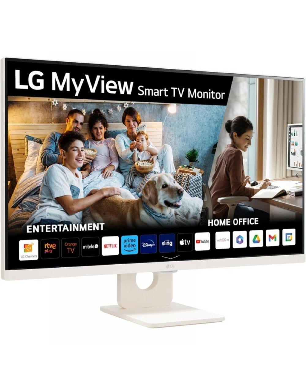 Smart Monitor LG MyView 32SR50F-W 31.5'/ Full HD/ Smart TV/ Multimedia/ Blanco