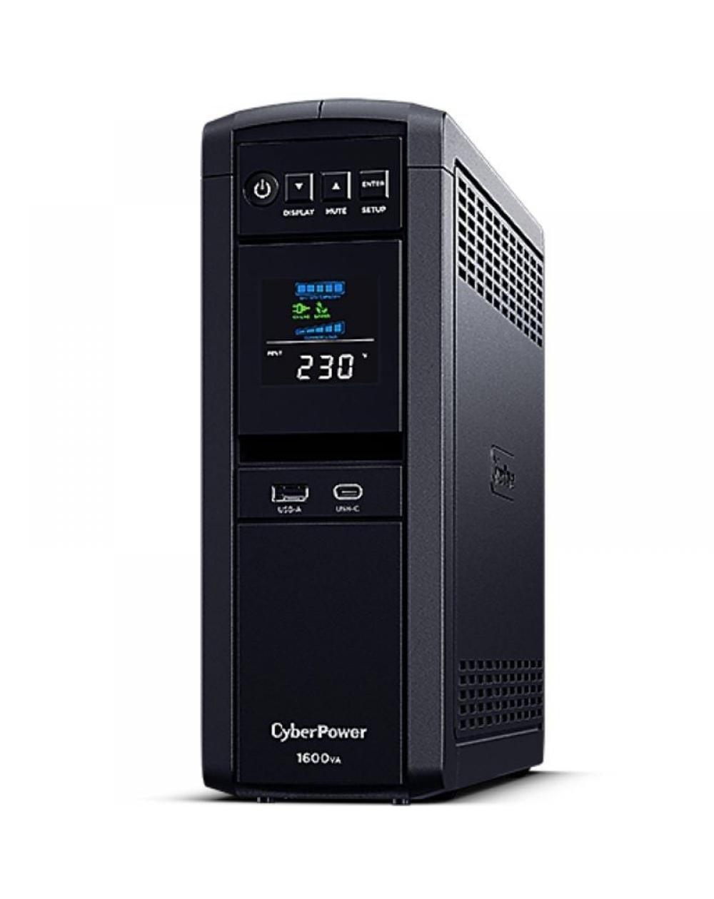 SAI Línea Interactiva Cyberpower CP1600EPFCLCD/ 1600VA-1000W/ 6 Salidas/ Formato Torre