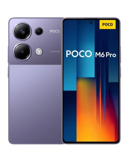 Smartphone Xiaomi POCO M6 Pro 8GB/ 256GB/ 6.67'/ Púrpura