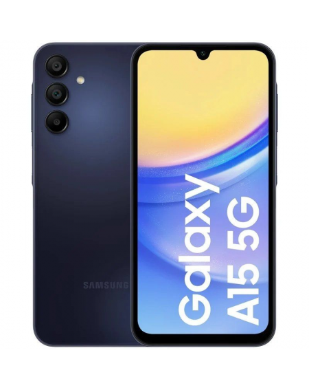 Smartphone Samsung Galaxy A15 4GB/ 128GB/ 6.5'/ 5G/ Negro Azul