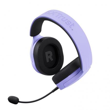 Auriculares Gaming Inalámbricos con Micrófono Trust Gaming GXT 491 Fayzo/ Bluetooth/ Jack 3.5/ Morados