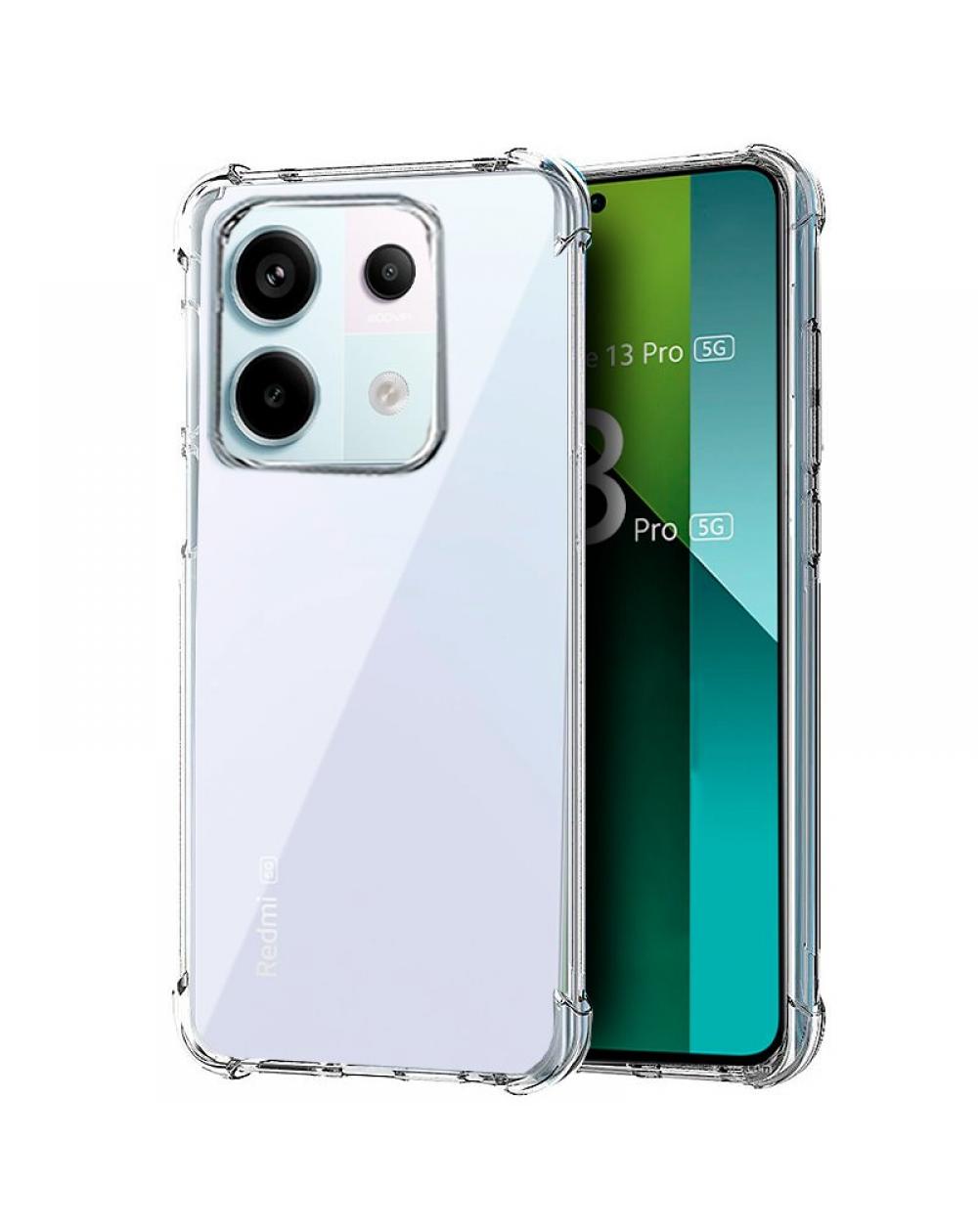 Carcasa COOL para Xiaomi Redmi Note 13 Pro 5G AntiShock Transparente